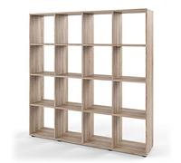 Vicco Meuble de Rangement Cube Karree, Sonoma, 138.5x142.5cm | pour une répartition flexible de l’espace et un rangement ordonné