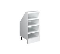Meuble de rangement sous pente Rion, 40x81.6cm avec 4 compartiments, Blanc, Vicco 57348