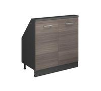 Vicco Meuble de Rangement sous Pente Rion, Gris Noble/Anthracite