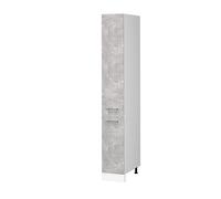 Vicco Meuble Haute de Cuisine R-Line, Béton, 30cm | 2 portes coulissantes · 5 Tablettes · Pieds réglables en hauteur · Librement combinable · ✓ Beaucoup de rangement