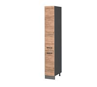 Vicco Meuble Haute de Cuisine R-Line, Chêne doré, 30cm