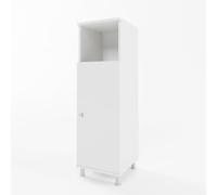 Vicco Meuble Middle Fynn, Blanc, 30x95cm | pour le rangement des accessoires de salle de bain et compatible avec Fynn
