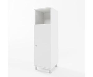 Vicco Meuble Middle Fynn, Blanc, 30x95cm | pour le rangement des accessoires de salle de bain et compatible avec Fynn