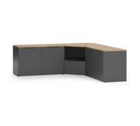 Meuble-paroi Wido, 3 parties, Anthracite, Vicco 58548