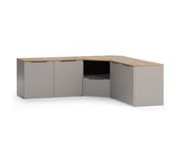 Meuble-paroi Wido, 3 parties, Grège, Vicco 58550
