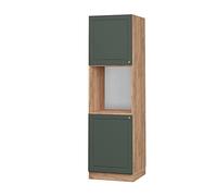 Vicco Meuble pour Four Fame-Line, Vert Or Campagne, 60cm