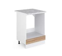 Vicco Meuble pour Four R-Line, Sonoma, 60cm, PT Marbre, pour Une Combinaison Libre au Sein de systèmes de Cuisine modulaires