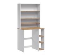 Vicco Meuble pour Lave-Linge Viktor, Blanc/Chêne Artisan, 93.6x88.2cm 2 pièces avec étagère