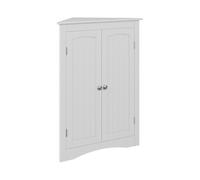 Vicco Meuble Salle de Bain Bianco, Blanc, 56x80cm | avec 2 portes, pour le rangement des accessoires de salle de bain et une utilisation flexible