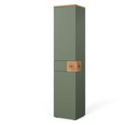 Meuble salle de bain Eden, 40x184.2cm avec 2 portes et 1 tiroir, Vert, Vicco 59753