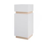 Vicco Meuble Salle de Bain Gloria, Blanc, 33x75.5cm