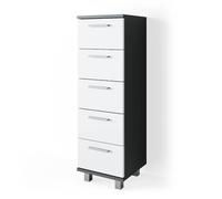Meuble salle de bain Ilias, 30x95cm, Anthracite, Vicco 31526