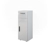 Vicco Meuble Salle de Bain Irma, Blanc Haute Brillance, 30x81cm