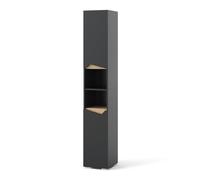 Vicco Meuble Salle de Bain Marelle, Anthracite/Artisan, 30x180cm