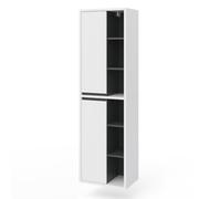 Vicco Meuble Salle de Bain Viola, Blanc, 50x170cm, adapté à la Fixation Murale et combinable avec d'autres Meubles Viola