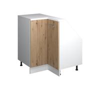 Vicco Meuble sous Pente Armoire d'angle Rion Chêne Artisan/Blanc