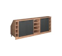 Vicco Meuble sous Pente R-Line, Anthracite Campagne, 210cm