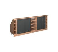 Vicco Meuble sous Pente R-Line, Anthracite Campagne, 210cm