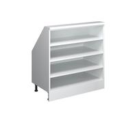 Vicco Meuble sous pente "R-Line", Blanc/Blanc 80 cm | avec 4 compartiments
