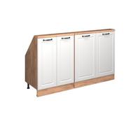 Vicco Meuble sous Pente R-Line, Blanc Campagne, 140cm
