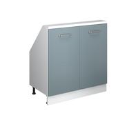 Vicco Meuble sous Pente R-Line, Bleu-Gris, 80cm