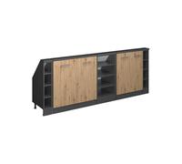 Vicco Meuble sous Pente R-Line, Chêne Artisan, 210cm