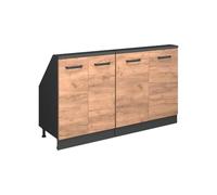 Vicco Meuble sous Pente R-Line, Chêne doré, 140cm