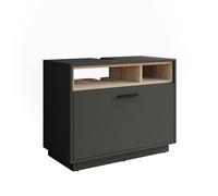 Vicco Meuble sous Vasque Beatrice, Anthracite/Sonoma, 80x64cm
