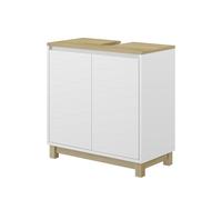 Vicco Meuble sous Vasque Livia, Blanc, 60x60cm