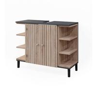 Vicco Meuble sous Vasque Simple Aquis, Sonoma, 79.6x64cm