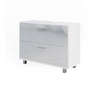 Meuble sous vasque simple Ilias, 80x60.8cm, Blanc Haute brillance, Vicco 41482