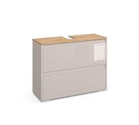 Vicco Meuble sous Vasque Simple Majest, Cachemire, 80.1x62cm avec 2 tiroirs, à Installer sous Le lavabo pour Le Rangement de la Salle de Bain