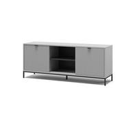 Vicco Meuble TV Eliza, Gris, 150x60cm avec 2 Portes, Convient comme Meuble TV Bas pour appareils jusqu'à 65 Pouces