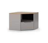 Vicco Meuble TV Wido, Grège, 68x50cm, Convient comme Support TV avec étagères Ouvertes