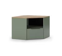 Vicco Meuble TV Wido, Vert, 68x50cm | convient comme support TV avec étagères ouvertes