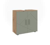 Vicco Meuble Vasque Simple Irma, Vert Sauge, 60x59cm