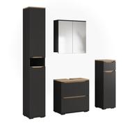 Vicco Meubles bain "Ruben", Anthracite/Chêne Artisan 60.2 cm