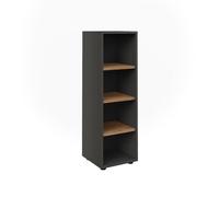 Vicco Midischrank Irma, Anthracite/Chêne de Force doré, 30x95cm 4 Compartiments de Rangement, pour Le Rangement des Accessoires de Salle de Bain et des Articles de Toilette