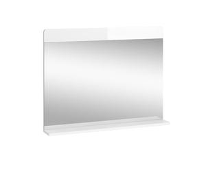 Vicco Miroir Mural Izan, Blanc, 80.1x62cm avec étagère, à Suspendre au Mur pour Combiner avec d'autres Meubles de Salle de Bain Izan