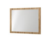 Vicco Miroir Mural Selena, Chêne Artisan, 70x55cm | adapté au montage mural pour une installation peu encombrante