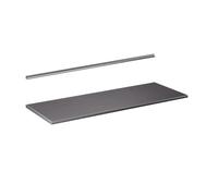 Vicco Plan de travail cuisine "R-Line", Granit 160 cm | adapté au montage sur des meubles bas et des plans de travail