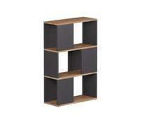Vicco Séparateur de pièce Eneos, Anthracite/chêne doré, 60x94cm | utilisable comme étagère autoportante pour une division flexible de l’espace