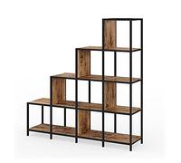 Vicco Séparateur de pièce Fyrk, Bois Antique, 120x120cm, utilisable comme séparateur de pièce ou comme bibliothèque Ouverte
