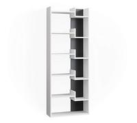 Vicco Séparateur d'espace Fico, Anthracite, 61x160.2cm | pour la séparation des espaces et le rangement avec structure d'étagère ouverte