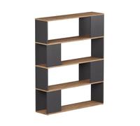 Vicco Séparation de pièce Eneos, Anthracite/chêne doré, 100x124.5cm | utilisable comme étagère autoportante pour une division flexible de l’espace