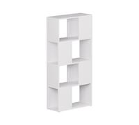 Vicco Séparation de pièce Eneos, Blanc, 60x124.5cm | utilisable comme étagère autoportante pour une division flexible de l’espace