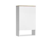 Vicco Sideboard Wido, Blanc/Sonoma, 60x100cm | avec porte, adapté au montage mural pour salle de bain ou cuisine