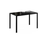 Vicco Table à Manger Grand, Noir/Noir, 120x70cm