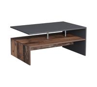 Vicco Table Basse Amato, Anthracite, 90x52.6cm, avec Espace de Rangement sous Le Plateau pour Le Stockage
