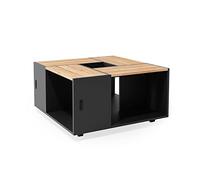 Table basse Anton, 80x80cm, Anthracite, Vicco 36719